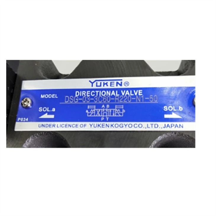 YUKEN DSG DSG-03 Series DSG-03-3c6-A110-N1-50 Hydraulic Solenoid Control Operated Directional Valves